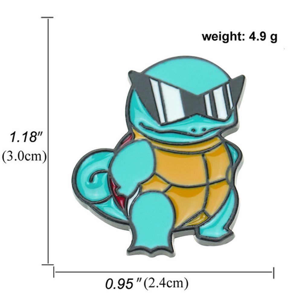 PRESTON Huy Hiệu Cài Áo Hình Quả Bóng Pokemon Hoạt Hình