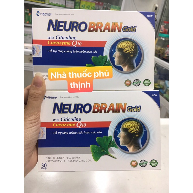 ✅  Neuro brain gold,hoạt huyết dưỡng não,date mới