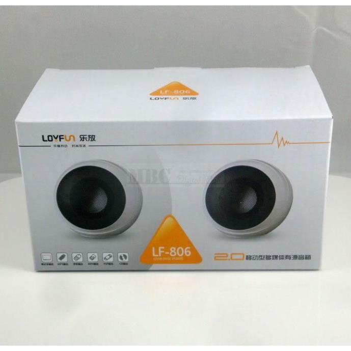 Loa Máy Tính, Loa Vi Tính Loyfun LF - 806, Thiết Kế Độc Đáo - Bảo Hành 3 Tháng - Home.mall