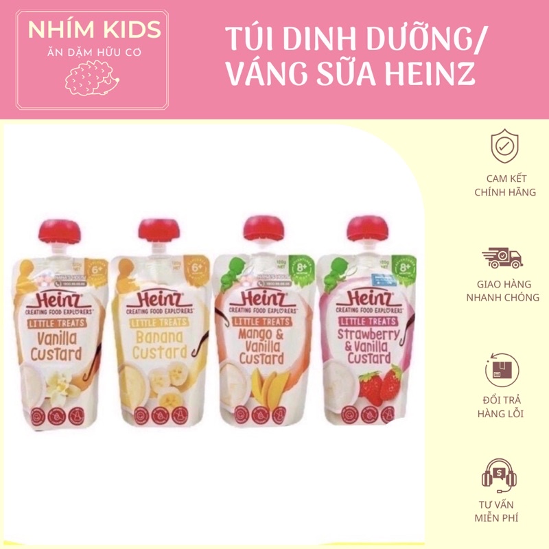 VÁNG SỮA HEINZ CUSTARD 120G - Úc