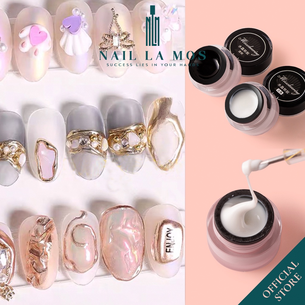 Gel nặn nail tạo hình đồ vật - gel khô nặn hoa 3D tiện lợi