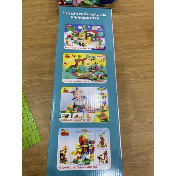 Xếp hình logo ngôi nhà hạnh phúc vinakidtoys