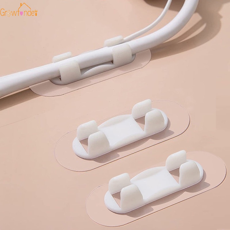 1 Kẹp Cố Định Dây Cáp Tự Dính Không Cần Đục Lỗ Mạnh Mẽ Dùng Trong Nhà / Văn Phòng