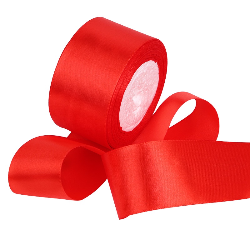 50 màu bản 5cm/50mm cuộn dài 22m ruy băng satin lụa thường bóng 1 mặt,dây gói quả ,dây trang trí sự kiện,phụ liệu nơ bờm