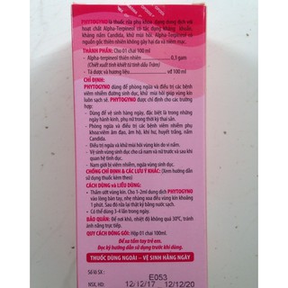 Dung dịch vệ sinh phụ nữ Phytogyno 100ml