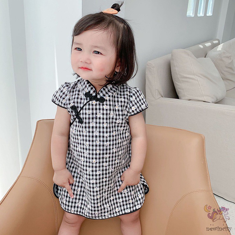 Đầm in họa tiết hoa thời trang Hàn Quốc dành cho bé gái