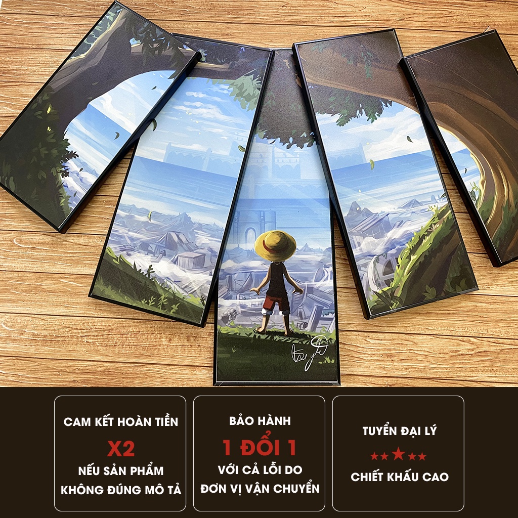 Tranh Treo Tường Anime, One Piece, Naruto, Songoku, Vegeta, Tranh decor phòng GAME, góc làm việc | MOD