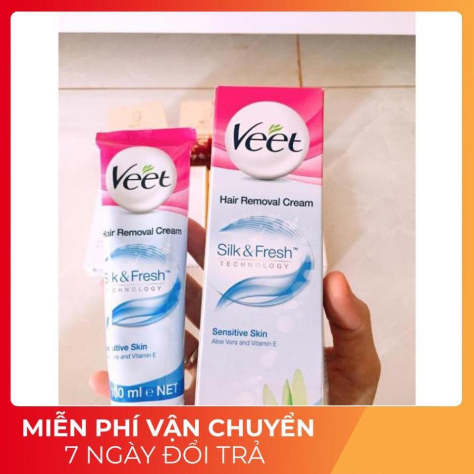 Kem Tẩy Lông Veet Pháp 100ml ⚡️𝑪𝒉𝒖𝒂̂̉𝒏 𝑪𝒉𝒊́𝒏𝒉 𝑯𝒂̃𝒏𝒈 ⚡️ Kem Tẩy Lông Chuẩn Chính Hãng