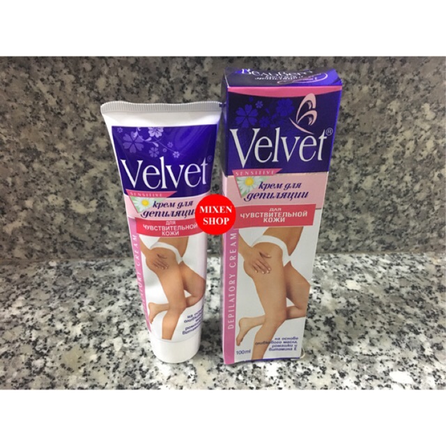 KEM TẨY LÔNG VELVET DEPILATORY CREAM SENSITIVE HOA CÚC