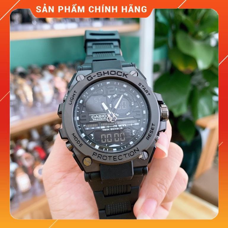 * [TẶNG HỘP DA] Đồng hồ nam Casio G-shock GTS 8600 Original –Chống nước 20Bar Viền Thép không gỉ, Nam tính, 45mm. *