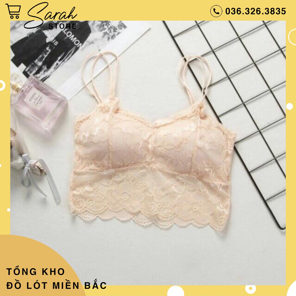 Áo Bra Ren Hoa 2 Dây Đẹp Gợi Cảm, Áo Bra Hoa | BigBuy360 - bigbuy360.vn