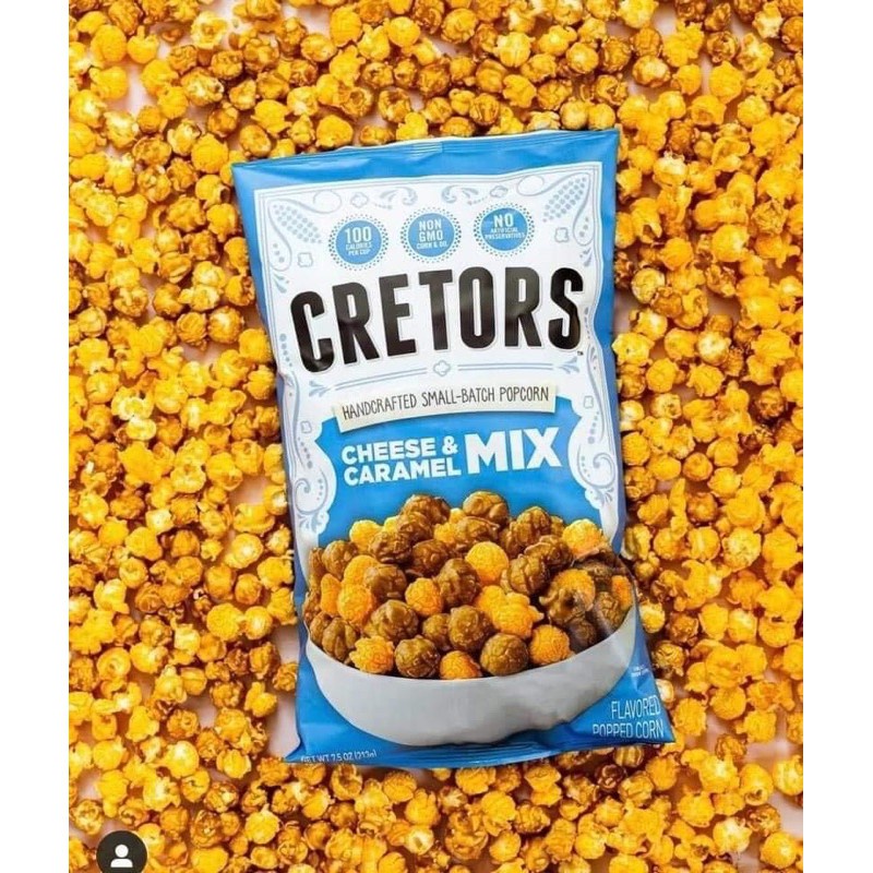[GÓI 908G] Bắp Rang Cretors Mix 2 Vị Caramel Và Phô Mai Ăn Cực Thích - USA