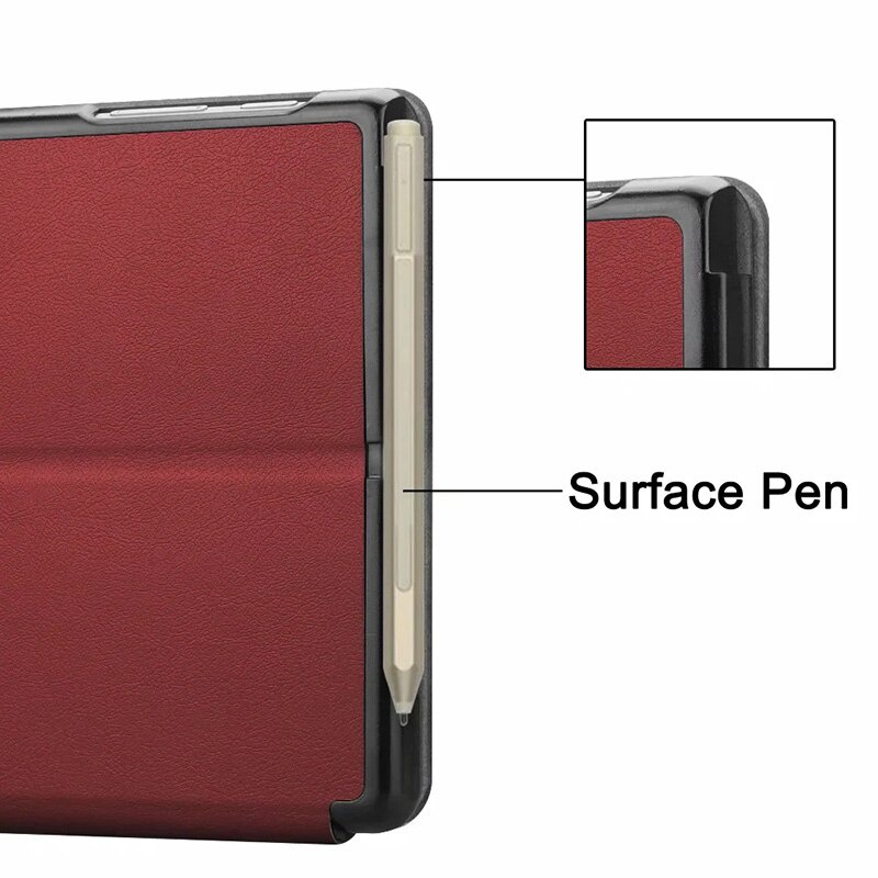 Bao da PU gấp có thể điều chỉnh cho Microsoft Surface GO2 PU Surface Pro X 4 5 6 7