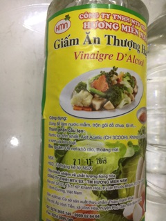 Giấm cốt làm dưa chua