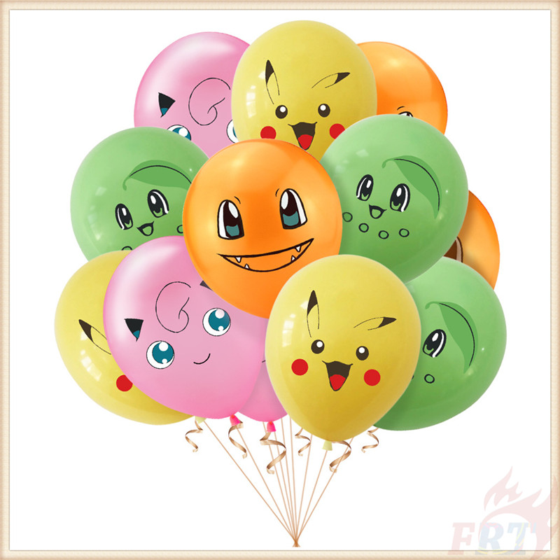 Bong bóng trang trí sinh nhật in hình pokemon kích thước 12inch