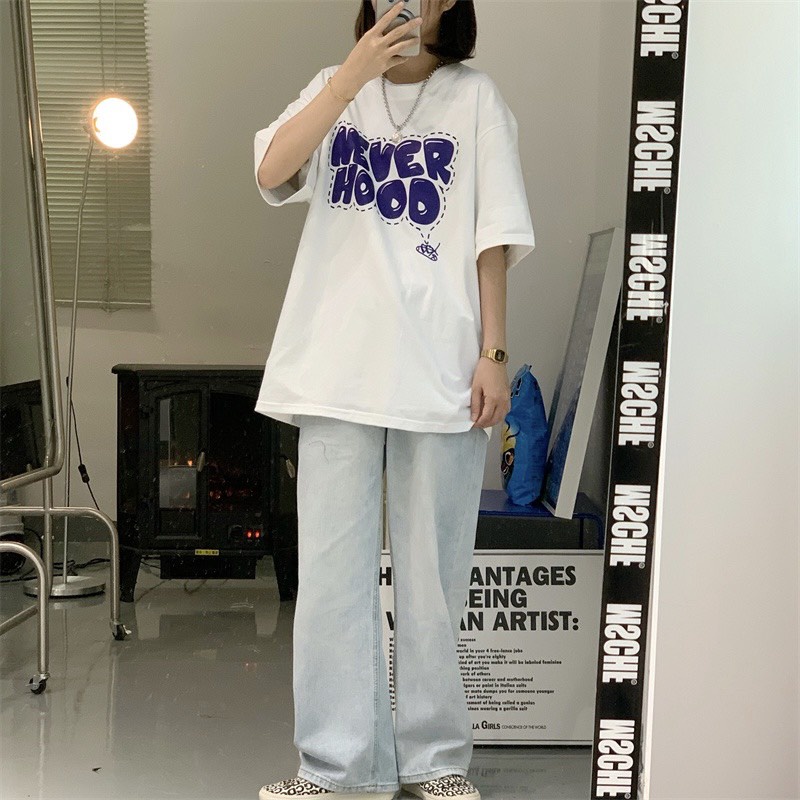Áo phông tay lỡ form rộng unisex Neko.sg ATL303