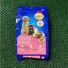 Thức Ăn Hạt Cho Chó Smartheart Adult &amp; Puppy 400g Vị Bò chó lớn và sữa cho chó con [SHIP HỎA TỐC]