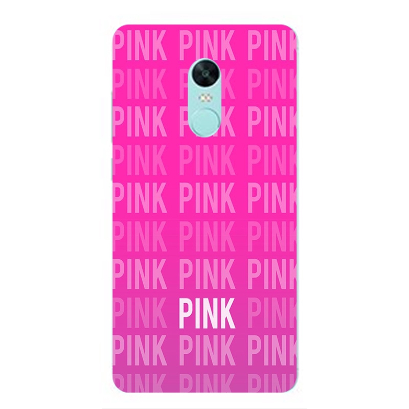 Ốp điện thoại silicon in logo Love Pink cho Wiko View 4 XL Max WIM Sunny 5 Lite Y61