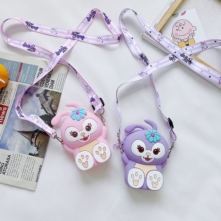 Túi Đeo Chéo Trẻ Em, Túi Đeo Chéo Cho Bé, Túi Mini Cho Bé Đi Chơi, Du Lịch, Đựng Lì Xì Tiện Lợi (Mẫu Túi Thỏ)