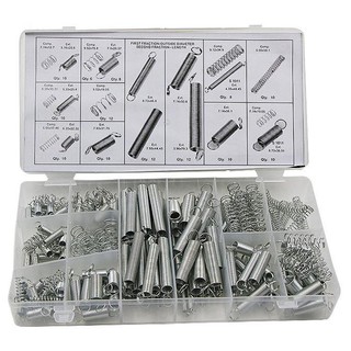 Hộp 200 Lò Xo Kim Loại nhiều kích cỡ chất lượng cao