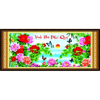 Tranh đính đá Vinh Hoa Phú Quý 77472 (chưa đính)