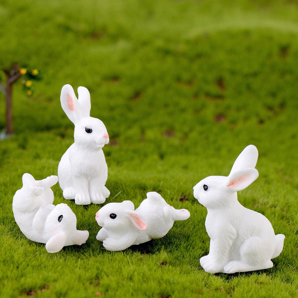 SUYO Mô Hình Chú Thỏ Mini Dễ Thương Dùng Trang Trí Sân Vườn