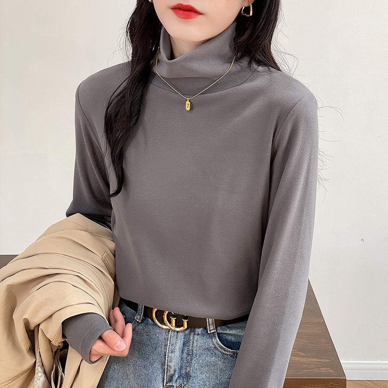 NRVP Áo Thun Nữ Dài Tay Dáng Rộng Phong Cách Hàn Quốc Thời Trang Mùa Đông 2023