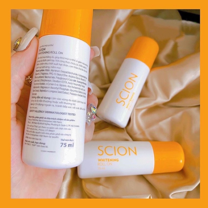 (MẪU MỚI) LĂN KHỬ MÙI SCION HƯƠNG THƠM DỊU NHẸ CHÍNH HÃNG 75ml