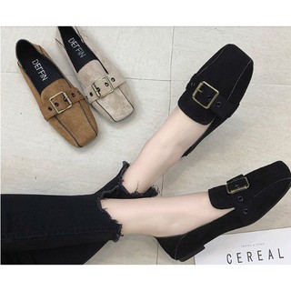 giày tây nữ thắt đai ngang Hàng quảng châu