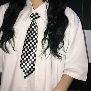 [order] cà vạt ulzzang, cavat ulzzang, cravat checkboard, cravat ulzzang, cà vạt checkboard ulzzang