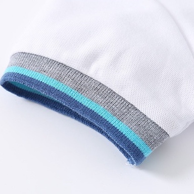 Áo thun SOFFNY vải cotton cổ polo tay ngắn thời trang mùa hè cho bé trai