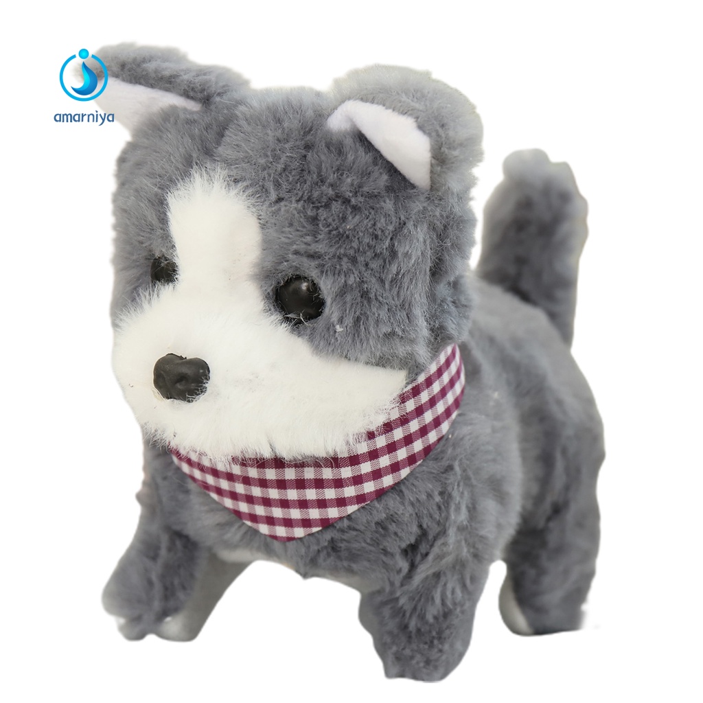 Thú Nhồi Bông Hình Chú Chó Robot Điện Tử Cho Bé