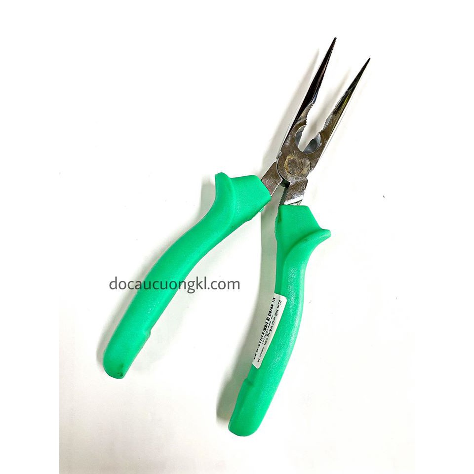 Kìm N8 mũi trắng cán xanh lá to dầy