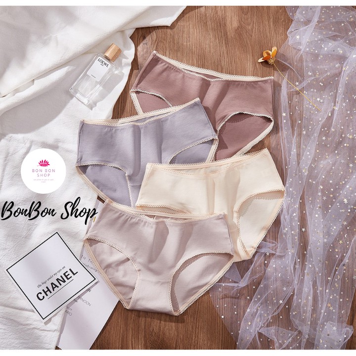 Set 5 Quần Lót COTTON Combo 5 Quần Chíp Nữ Nhiều Loại Cạp Vừa Cạp Vừa Chống Hằn Lộ Viên Co Gĩan NHều | BigBuy360 - bigbuy360.vn