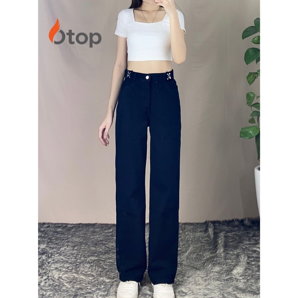 Quần Jean Ống Rộng Móc Cài MUỐI Jeanmoccai P11/K8