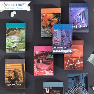 Set 60 Nhãn Dán Trang Trí Sổ Tay Hình Phong Cảnh Dễ Thương