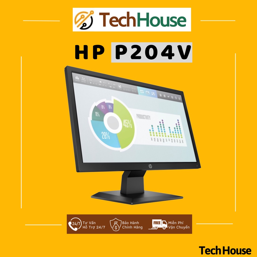 Màn Hình HP LCD P204V 19.5'/Hd+ -Tn/60Hz_(5Rd66Aa) - Hàng Chính Hãng | Tech House Official | BigBuy360 - bigbuy360.vn