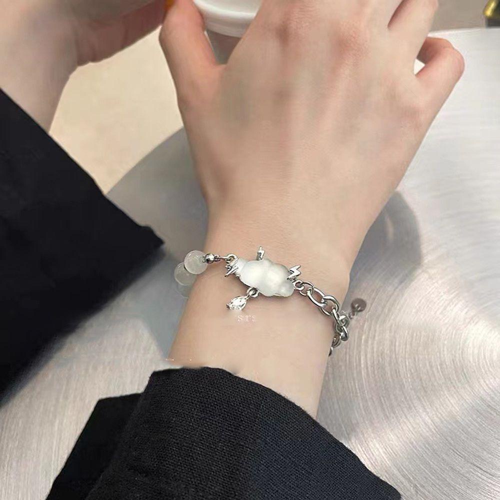 Khuyên Tai Vòng Tay Chuỗi Hạt Hình Đám Mây Cổ Điển Sang Trọng Cho Nữ MXGOODS