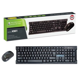 BỘ CHUỘT VÀ BÀN PHÍM KHÔNG DÂY TITAN KB01 - HÀNG CHÍNH HÃNG