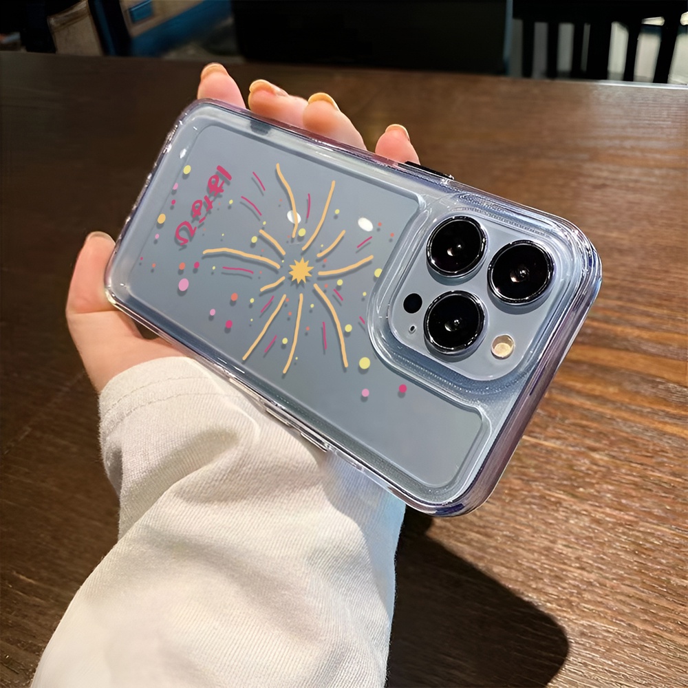 Ốp Điện Thoại Trong Suốt In Hình Pháo Hoa Cho iphone 14ProMax 14Plus 13 11 12 7Plus X XR XS Max