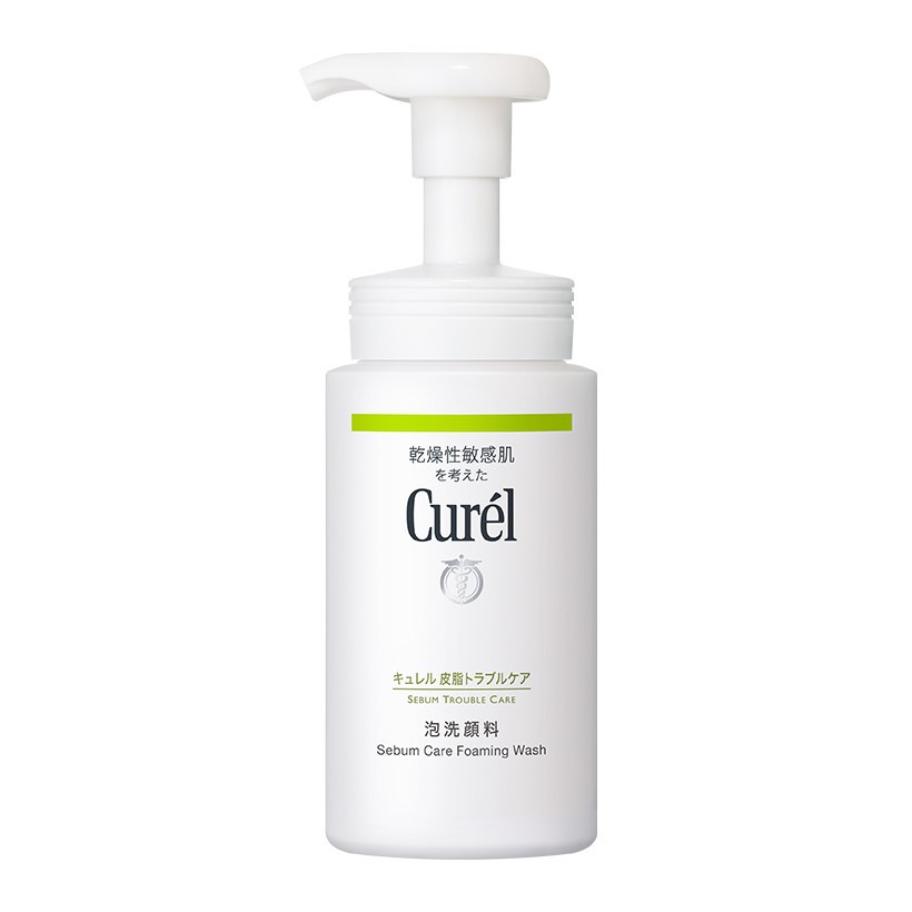 Sữa Rửa Mặt Curél Sebum Trouble Care Sebum Care Foaming Wash Dạng Bọt Cho Da Dầu 150ml