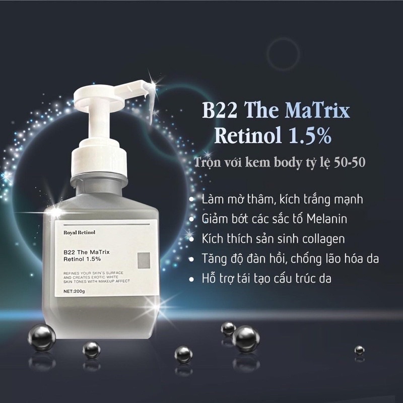 Kem Ủ kích Trắng retinol