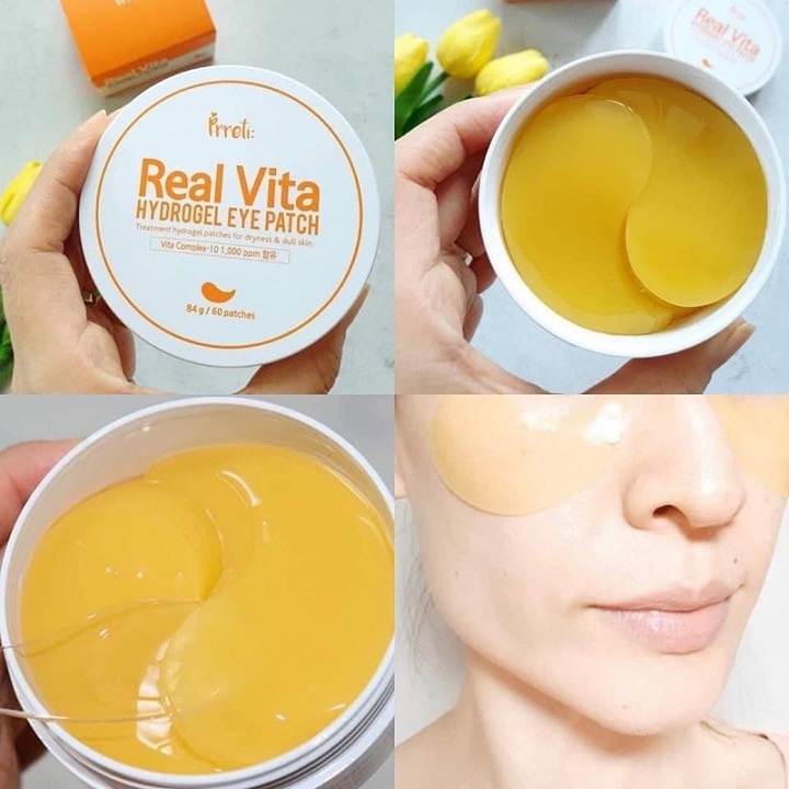 Mặt Nạ Mắt Ngừa Thâm Real Vita Hydrogel Eye Patch 60pcs