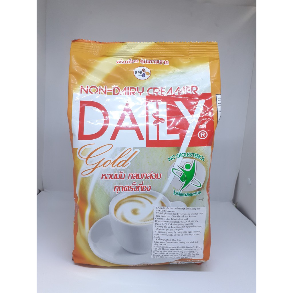 Bột kem béo pha trà sữa Gold Daily nhập khẩu Thái Lan 1kg