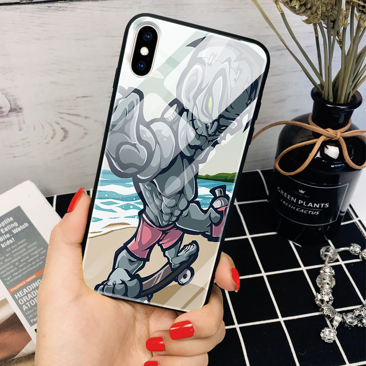 Ốp Độc Lạ In Hình Illustrator GIBNET Cho Iphone 6 S Plus 7 8 Plus Xr X S Max 11 11 Pro Max 12 Mini 12 Pro Max