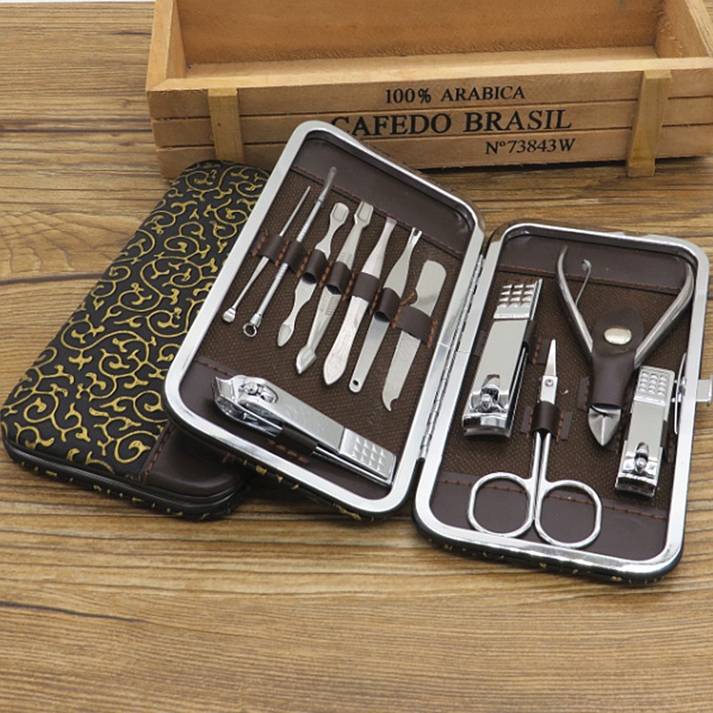 Set 12 Món Cắt Móng Tay - Set Dụng Cụ Làm Móng (Bấm Móng Tay/Bấm Móng Chân)