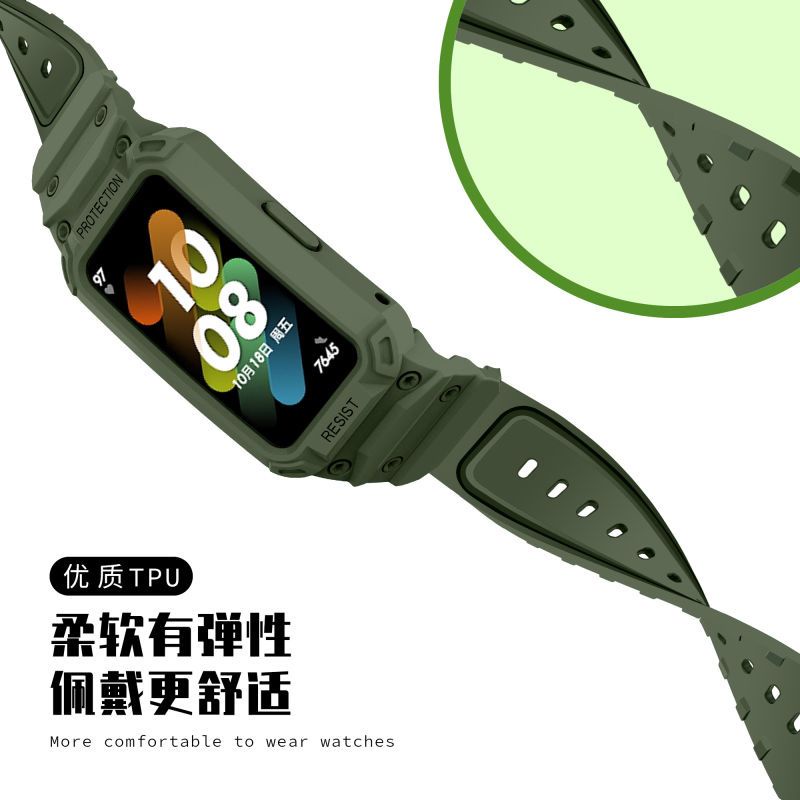 Phù Hợp Dây Đeo TPU Thay Thế Chống Rơi Cho Đồng Hồ Huawei band 7 / 6