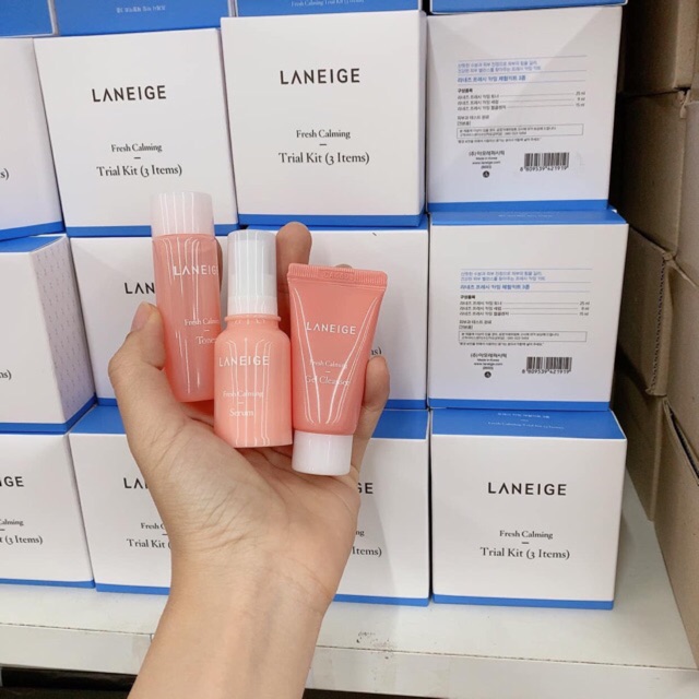 Set Mini Laneige Fresh Calming Trial Kit
