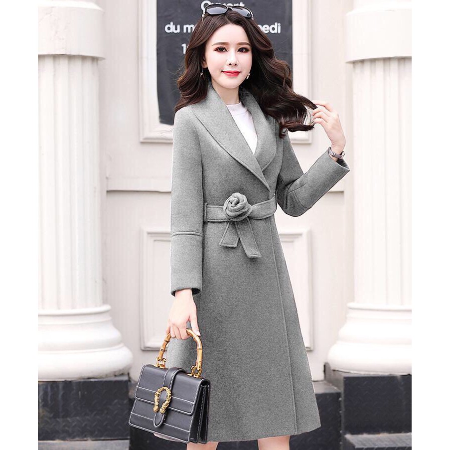 ÁO KHOÁC DẠ CỔ VEST DUYÊN DÁNG KS430435(hàng nhập ) | BigBuy360 - bigbuy360.vn