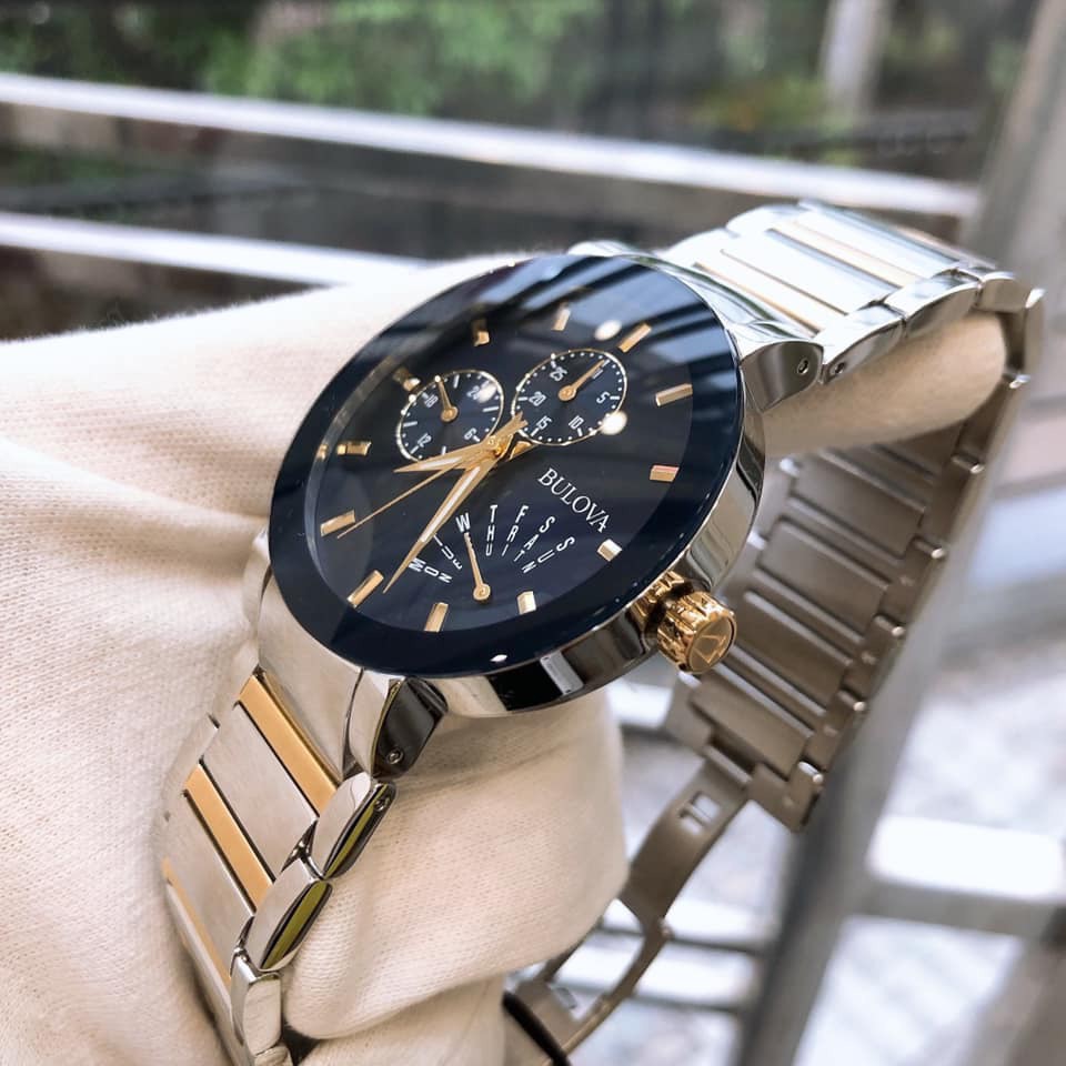 Đồng Hồ Nam BULOVA Dây Kim Loại Chính Hãng 🍁FREESHIP🍁 Bulova 98C123 Chronograph Watch 40mm - Hunter Watch